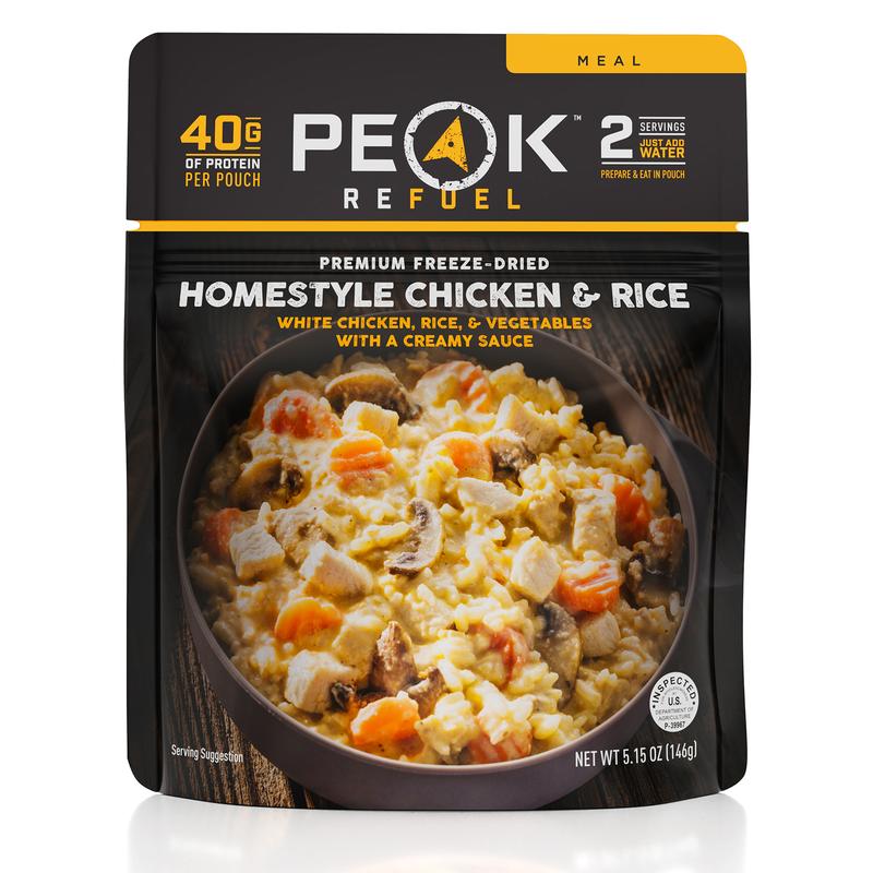 Load image into Gallery viewer, PeakRefuel - Homestyle Chicken &amp; Rice - Vamoose Gear Food
