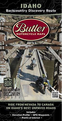 Butler Motorcycle Maps - Vamoose Gear Maps Idaho BDR