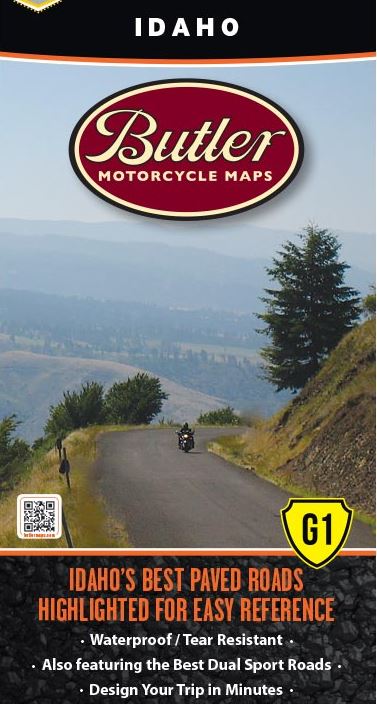 Load image into Gallery viewer, Butler Motorcycle Maps - Vamoose Gear Maps Idaho G1
