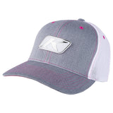 Klim Icon Snap Hat - Vamoose Gear Apparel Heathered Gray - White