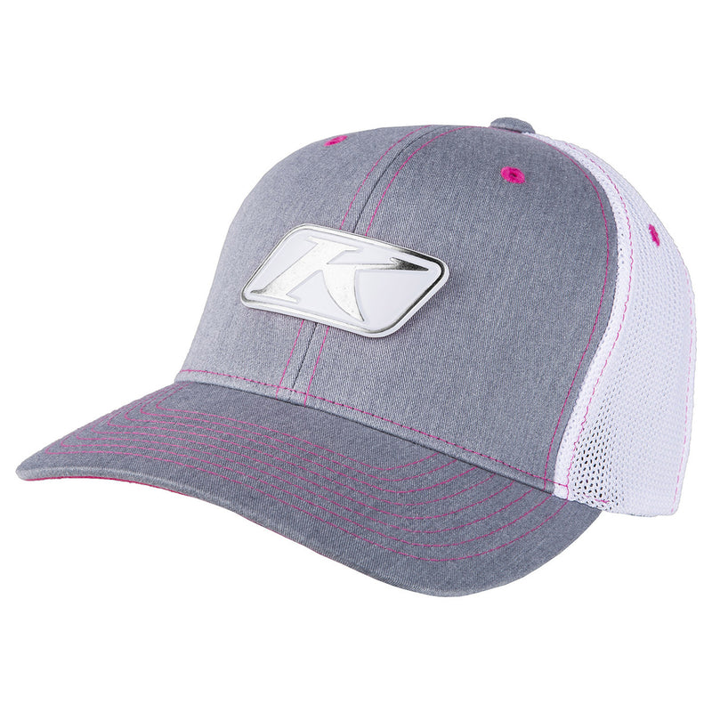 Load image into Gallery viewer, Klim Icon Snap Hat - Vamoose Gear Apparel Heathered Gray - White
