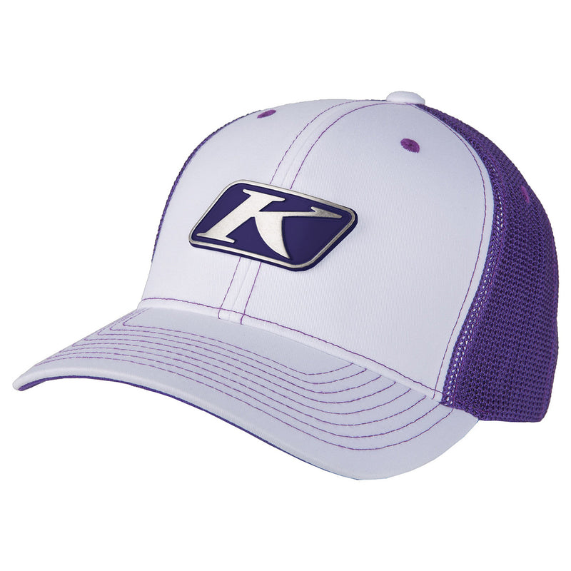 Load image into Gallery viewer, Klim Icon Snap Hat - Vamoose Gear Apparel White - Deep Purple
