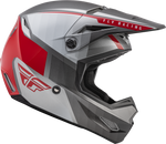 Fly Racing Kinetic Drift Helmet - Charcoal/Grey/Red - Vamoose Gear Helmet
