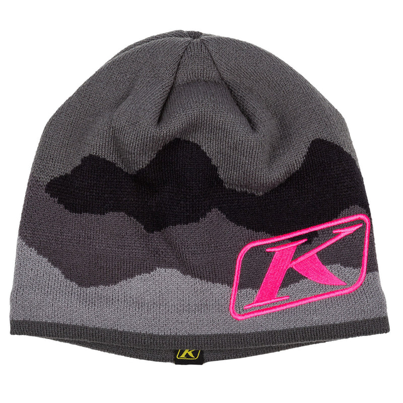 Load image into Gallery viewer, Klim Beanie - Vamoose Gear Apparel Gray / Knockout Pink
