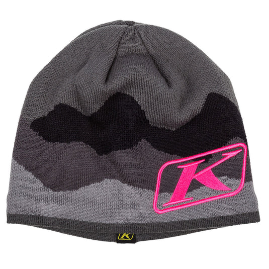 Klim Beanie - Vamoose Gear Apparel Gray / Knockout Pink