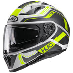 HJC I70 Lonex - White/Gray/HiVis - Vamoose Gear Helmet