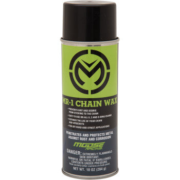 Moose Racing MR-1 Chain Wax 10 oz - Vamoose Gear Chemical