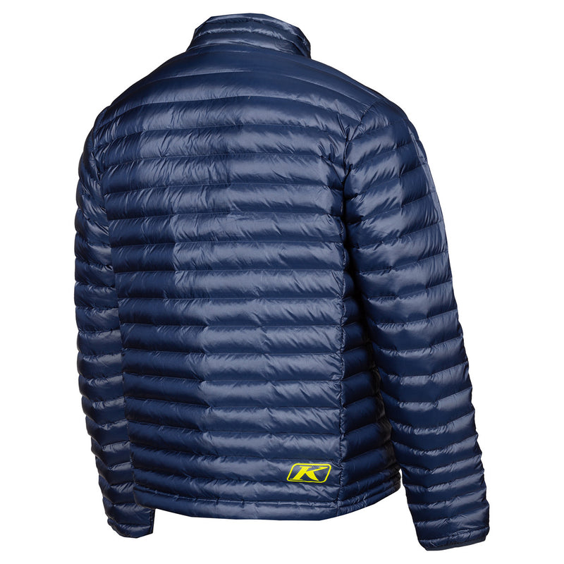 Load image into Gallery viewer, Klim Maverick Down Jacket - Navy Blue / Hi Vis - Vamoose Gear Apparel
