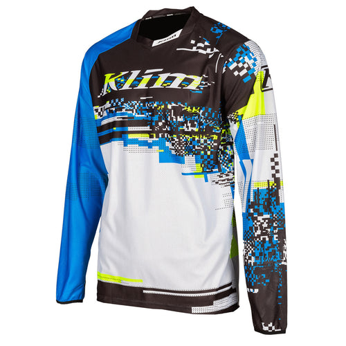 Klim Men's XC Lite Jersey - Digital Chaos - Vamoose Gear Apparel Sm / Digital Chaos Blue