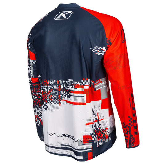 Klim Youth XC Lite Jersey - Digital Chaos Red - Vamoose Gear Apparel