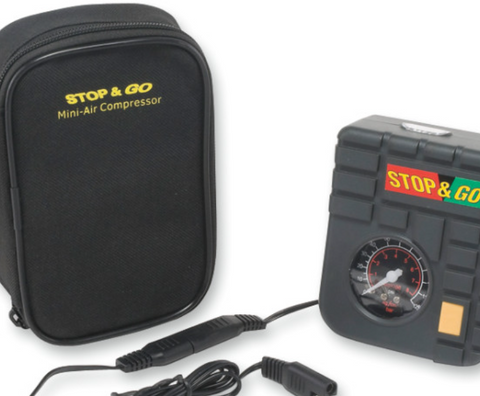 Stop & Go Mini Air Compressor - Vamoose Gear Tires