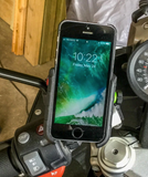 Mirror Mount for Phone Mount with USB Charging Port - Vamoose Gear Motorcycle Accessory