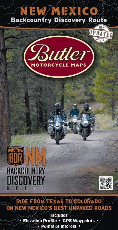 Load image into Gallery viewer, Butler Motorcycle Maps - Vamoose Gear Maps New Mexico BDR
