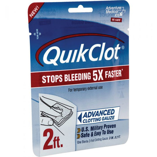 AMK QUIKCLOT GAUZE 3" X 2' - Vamoose Gear Camping