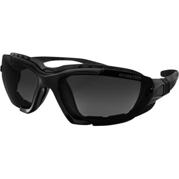Bobster Renegade Sunglasses / Goggles - Gloss Black / Smoke & Clear Lenses - Vamoose Gear Eyewear
