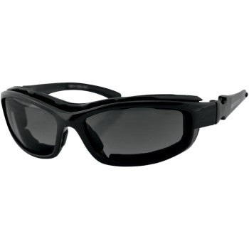 Bobster Road Hog II Sunglasses / Goggles - Black / 4 set lenses - Vamoose Gear Eyewear