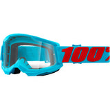 100% Strata 2 Goggles - Vamoose Gear Eyewear Summit/Clear Lens