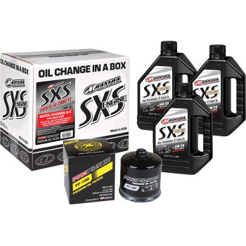 Maxima 2019-2021 Polaris RZR Turbo Quick Oil Change Kit 5w-50 - Vamoose Gear Oil