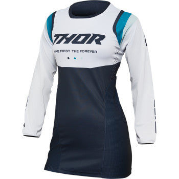 Thor Women's Pulse REV Jersey - Mint/White - Vamoose Gear Apparel