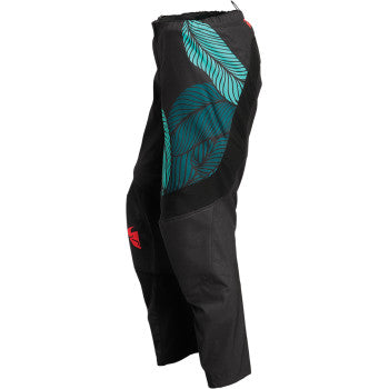 Load image into Gallery viewer, Thor Women&#39;s Sector Urth Pant - Black/Teal - Vamoose Gear Apparel
