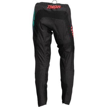 Load image into Gallery viewer, Thor Women&#39;s Sector Urth Pant - Black/Teal - Vamoose Gear Apparel
