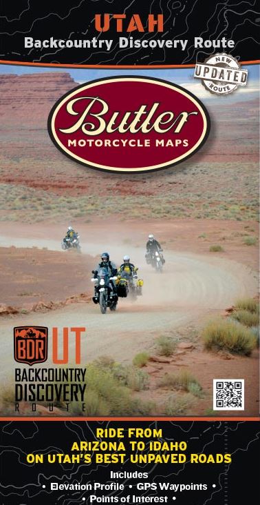 Load image into Gallery viewer, Butler Motorcycle Maps - Vamoose Gear Maps Utah BDR
