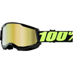 100% Strata 2 Goggles - Vamoose Gear Eyewear Upsol/Mirror Gold Lens