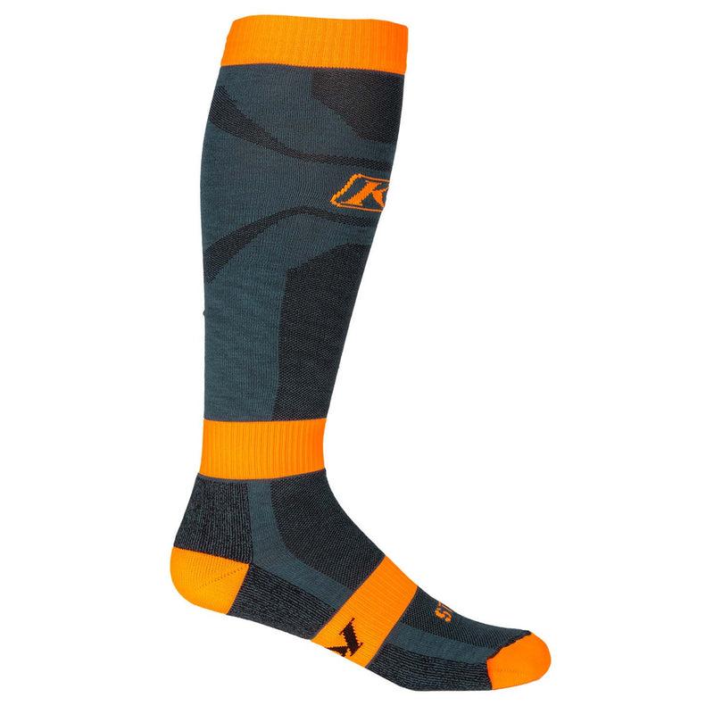 Load image into Gallery viewer, Klim Vented Sock - Vamoose Gear Footwear Sm / Petrol - Strike Orange
