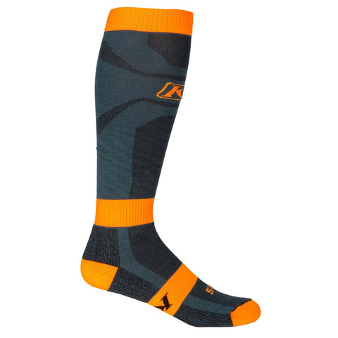 Klim Vented Sock - Vamoose Gear Footwear Sm / Petrol - Strike Orange