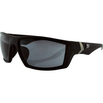 Load image into Gallery viewer, Bobster Whiskey Sunglasses Matte Black / Smoke *ballistic lens - Vamoose Gear Eyewear
