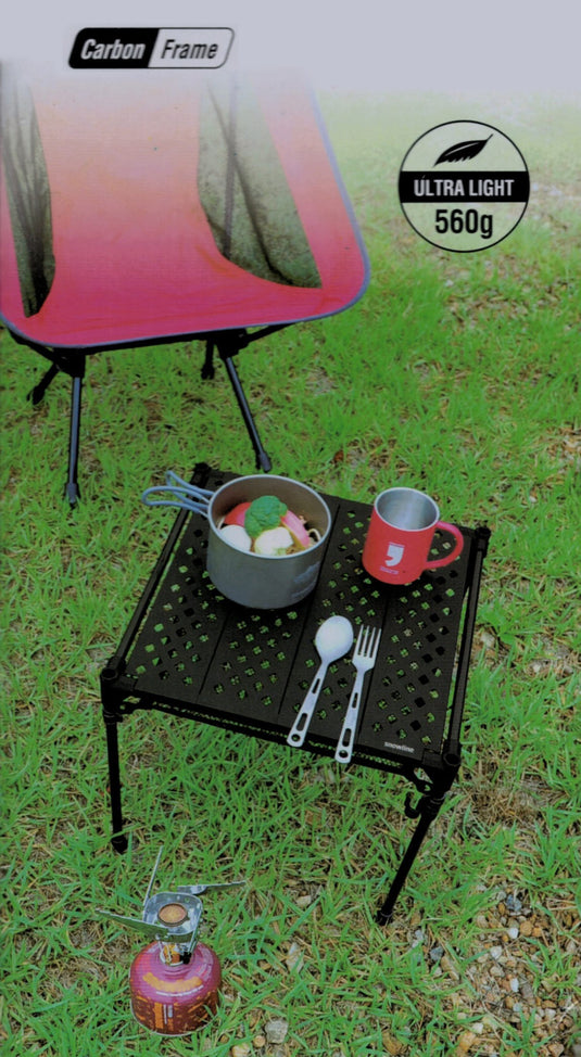 Ultra Light Table w/Lantern Holder - Vamoose Gear Camping