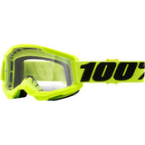 100% Strata 2 Goggles - Vamoose Gear Eyewear Yellow/Clear Lens
