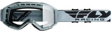 Fly Racing Focus Youth Goggle Clear Lens - Vamoose Gear Eyewear Grey / clear lens