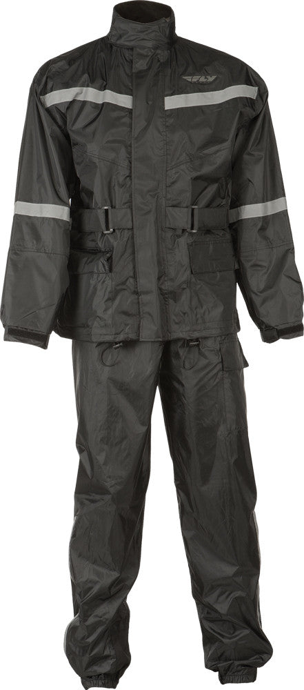 Load image into Gallery viewer, Fly Racing 2 Piece Rain Suit - Vamoose Gear Apparel Sm / Black
