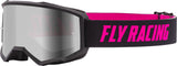 Fly Racing Zone Youth Goggle - Vamoose Gear Eyewear Black/Pink w/Mirror Silver/Smoke Lens