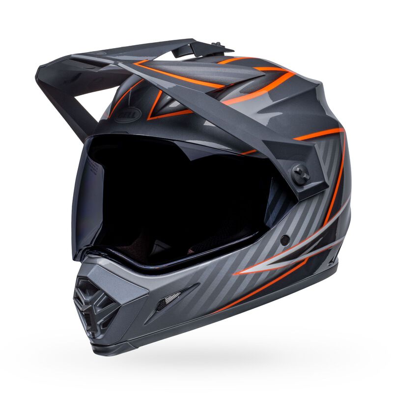 Load image into Gallery viewer, Bell Helmets - MX-9 Adventure MIPS - Dalton Gloss Black/Orange - Vamoose Gear Helmet
