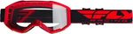Fly Racing Focus Youth Goggle Clear Lens - Vamoose Gear Eyewear Red / clear lens