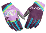 Klim Women's XC Lite Glove Shattered Purple - Vamoose Gear Apparel