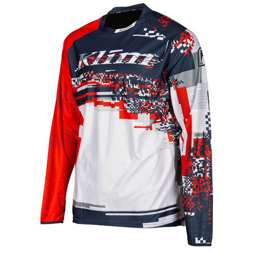 Klim Youth XC Lite Jersey - Digital Chaos Red - Vamoose Gear Apparel