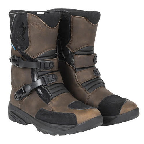 Tourmaster TrailBlazer Waterproof Adventure Boots (Brown) - Vamoose Gear Footwear